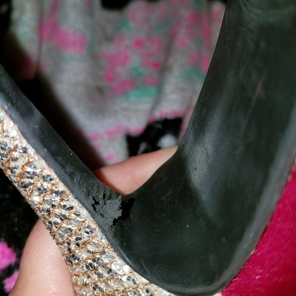 Fushia candie heels size 7 1/2 - Picture 5 of 5